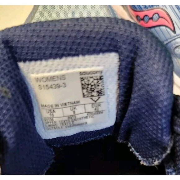 Saucony Womens Tornado 2 Running Sneaker Shoes Size 10 Blue Pink S15439-3 - Picture 8 of 16